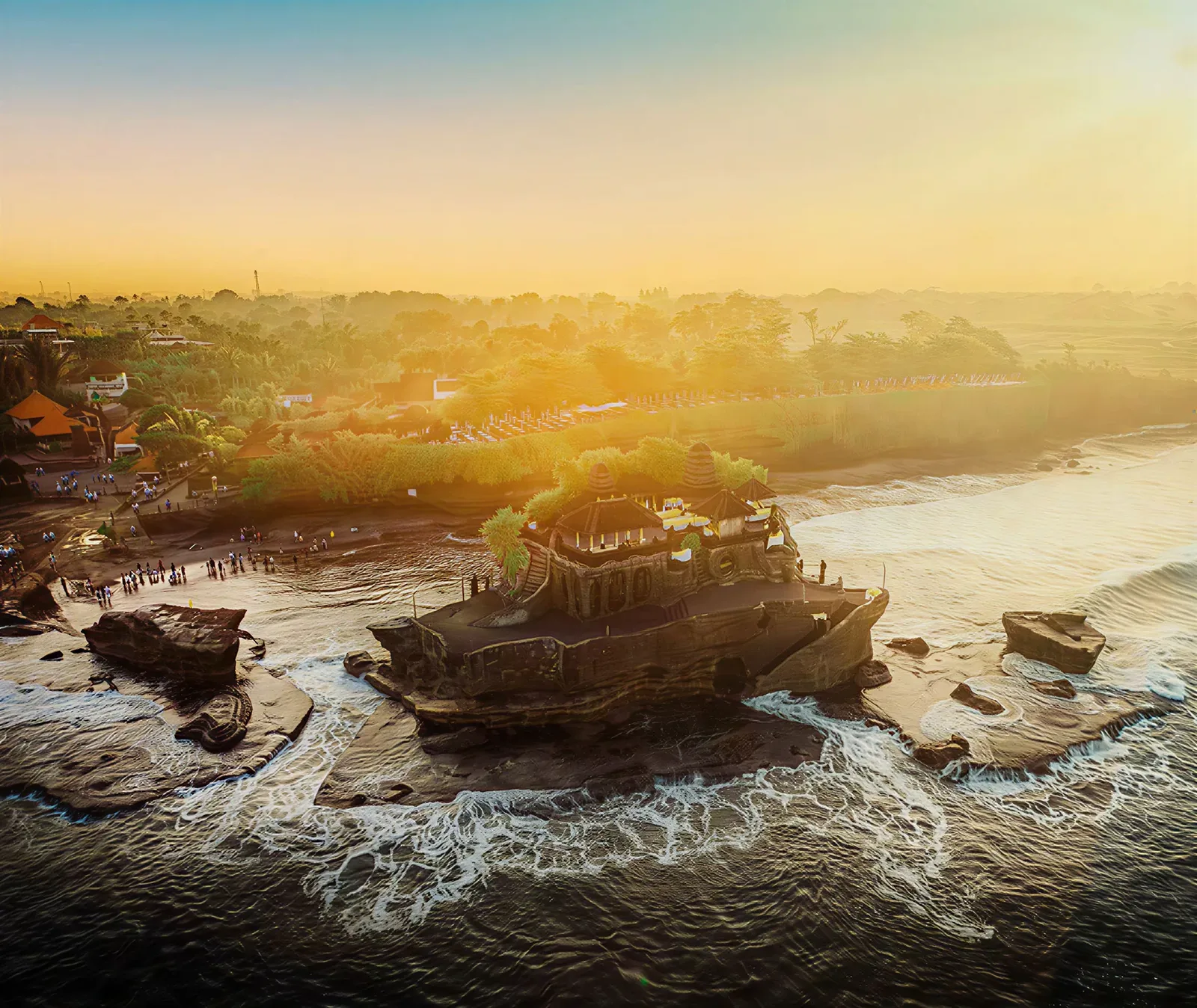 Tanah Lot at sunset